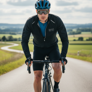 men's woven cycling jacket