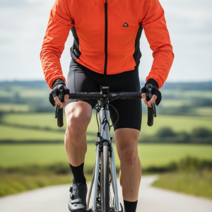 men's woven cycling jacket
