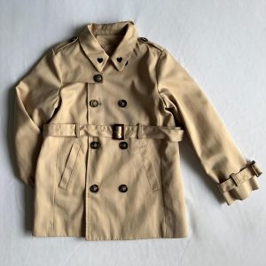 Girl's Trench Cotton Coat