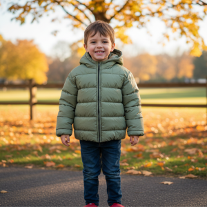 Boy's Puffy warm jacket