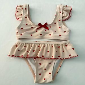 Girl's printed swimsuit sets